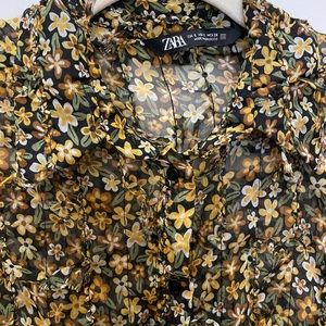 Womens floral Zara blouse